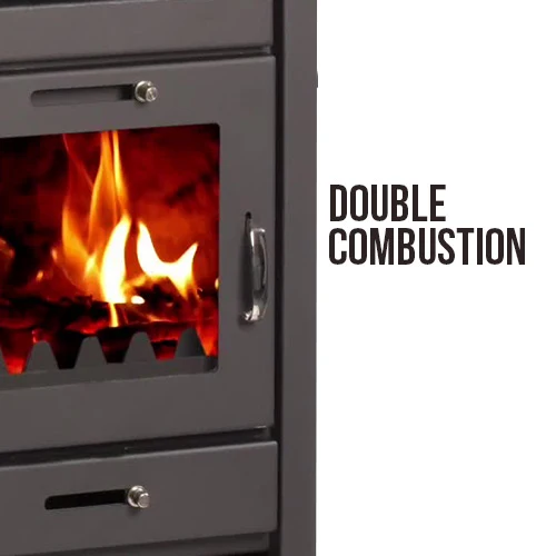 Poêle à bois avec four - BELLEZA DELUXE F - 11kW – Image 5