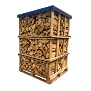 Palette de Bûches Premium XL – 40 cm – Extra Sec – Bois Empilé